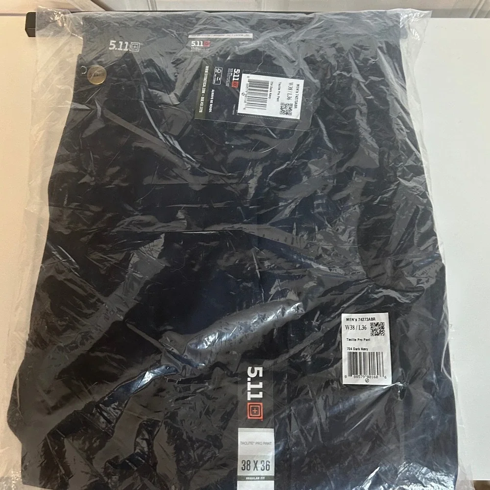 5.11 Tactical TacLite Pro Pants Bundle 2 Pair Dark Navy 38x36 Cargo‎
